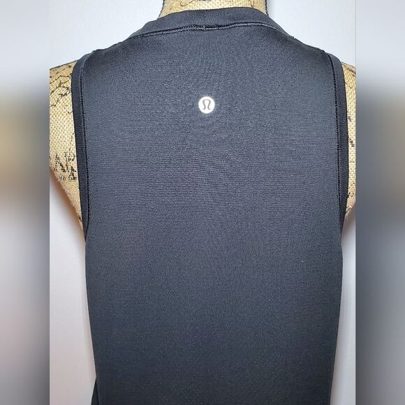Lululemon Ribbed High-Neck Slim-Fit Tank Top Size 6 - Picture 7 of 9